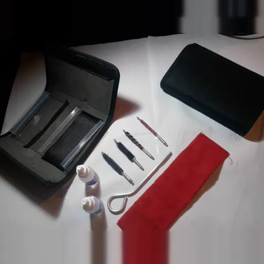 Kit de limpieza para revólver y pistola 9 mm / .38 / traumática